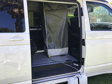 Kit ducha portátil 12V -  - Accesorios para furgonetas  camper, camping y caravaning